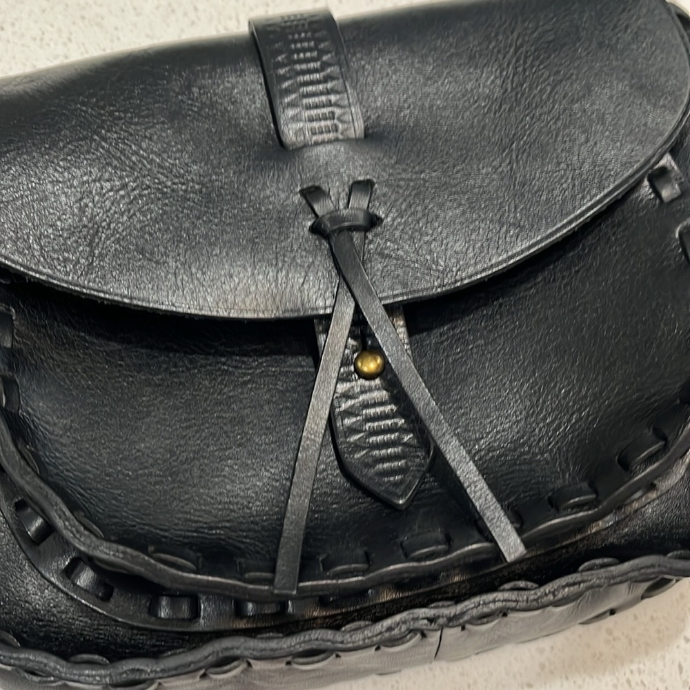 Madewell Asheville black leather purse